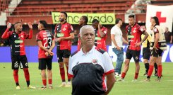 Richard Páez, DT del Cúcuta Deportivo. 