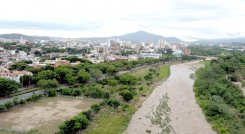 El río Pamplonita aún no presenta disminución de su caudal/Foto Carlos Ramírez
