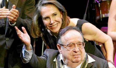 Chespirito y Florinda Meza