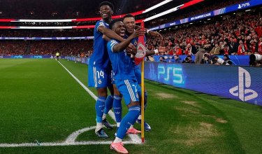 Vinicius Junior marcó el gol de la victoria del Madrid y quedó a un paso de avanzar a los octavos de final de la Liga de Campeones.