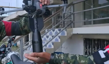 Drones con explosivos en El Tarra.