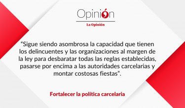 Fortalecer la política carcelaria