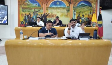 Intervención del gerente de Veolia en el Concejo de Cúcuta/Foto Valentina Salgado