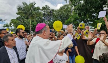 Monseñor Orlando Olave, clama el cese de hostilidades en el Catatumbo.