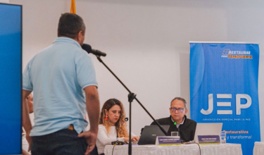 Magistrado Pedro Díaz, JEP.