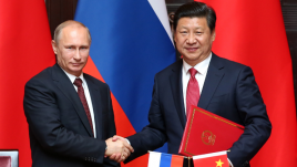 Vladimir Putin y Xi Jinping
