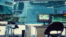 Centro de monitoreo y videovigilancia.