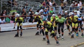 Buena participación de patinadores tuvo la cuarta válida departamental.