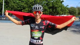 Jaider Alejandro Albarracín nueva promesa del patinaje nortesantandereano.