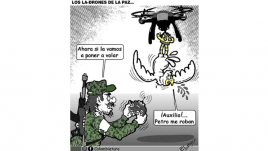 Los la-drones de la paz...