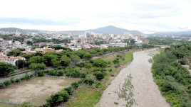 El río Pamplonita aún no presenta disminución de su caudal/Foto Carlos Ramírez
