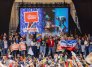 La marcha en favor de las reformas sociales tuvo una masiva respuesta./Foto Presidencia de la República
