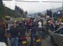 Bloqueo en la Curva de Los Adioses, en la carretera Cúcuta Pamplona./Foto cortesía