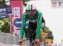 Filippo Ganna demostró su poderío en la contrarreloj de la corsa rosa.