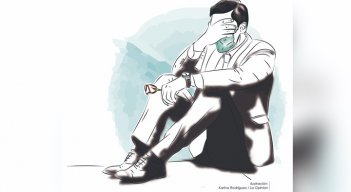 Negarse el derecho a llorar por el fallecimiento de un ser querido es un error. / Gráfico: Karina Rodríguez 