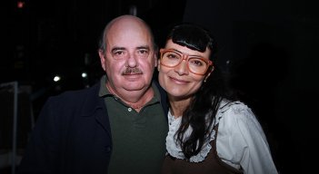 Fernando Gaitán, acompañado de Betty La Fea.Foto Colprensa.