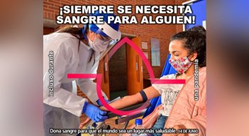 Durante el 2020, la donación se vio afectada y se estima una disminución hasta de un 50% en algunas regiones del país por la pandemia. / Foto: Cortesía