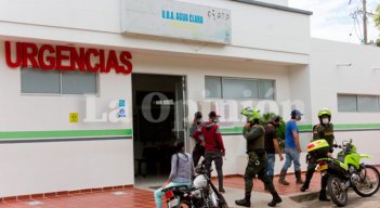 Los heridos fueron trasladados al centro médico de Aguaclara.
