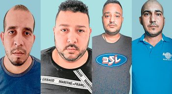 Los capturados, entre los que hay un escolta de una empresa de vigilancia, deberán afrontar el proceso judicial en la cárcel.