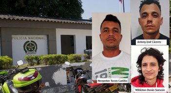 Los tres hombres estaban indiciados por varios delitos.