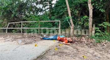 La tarde del sábado ocurrió el asesinato de Arnulfo Cáceres Páez.