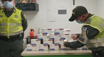 El Remdesivir solo se encuentra en Estados Unidos y llegó a Cúcuta de contrabando. / Foto: Policía Nacional