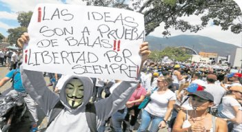 Protestas en el Táchira. (Foto: Archivo La Opinión)