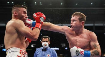 Saúl 'Canelo' Álvarez, boxeador mexicano.