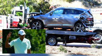 Accidente de Tiger Woods. 