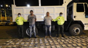 Cayeron con 196 kilos de cocaína 