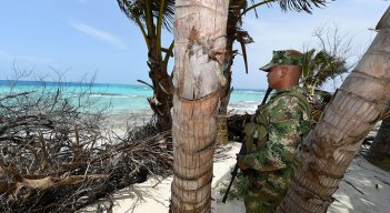 Los dos países están enfrentados por un fallo de la Corte Internacional de Justicia (CIJ) que en 2012 fijó los límites marítimos en el mar Caribe y le concedió a Nicaragua parte del territorio que pertenecía a Colombia.