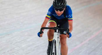 Daniela Carrero, corredora cucuteña perteneciente al equipo Colombia Tierra de Atletas.