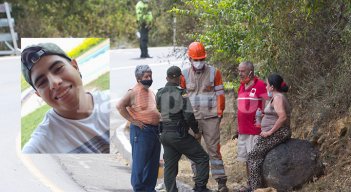 Los familiares de la víctima protagonizaron escenas de dolor en el lugar del accidente.