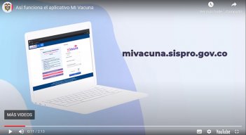 Nueva plataforma 'Mivacuna'.