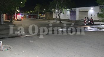 El hecho ocurrió la noche del viernes, cerca al parque Lineal. / Foto: Cortesía. 