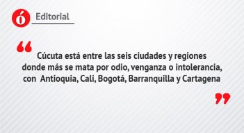 Editorial sobre intolerancia