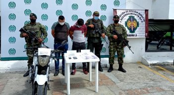 Los detenidos acababan de cobrar el dinero en zona rural de Ocaña.
