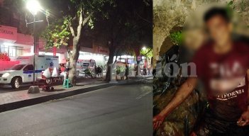  El hombre que murió tras el cruce de disparos quedó sin vida en una zona oscura.