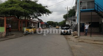 En este punto del barrio Pueblo Nuevo ocurrió el ataque contra una de las víctimas.