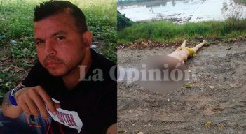 El cadáver de Edwin Alfonso Vargas Ortega quedó tendido en la carretera de la vereda Puerto León con una pantaloneta amarilla.
