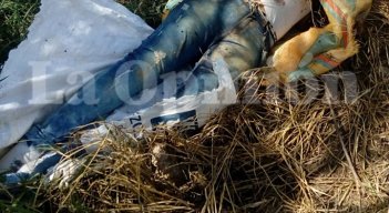 El cadáver de Ramón Egardo Castillo fue hallado a un costado de la carretera sobre el sector El Infierno, de la zona rural de Cúcuta. / Foto: Cortesía.