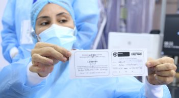 Carnet de vacunación contra la COVID-19. /Foto: Cortesía