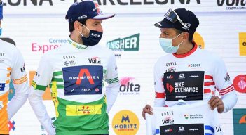 Esteban Chaves ciclista colombiano, campeón de los premios de montaña en la Vuelta a Cataluña