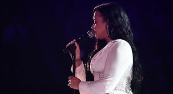 Demi Lovato, cantante.  Foto: AFP