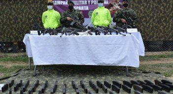 El material de guerra fue encontrado en el corregimiento Las Mercedes de Sardinata.