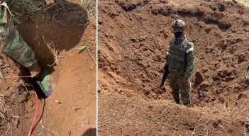 Hallaron dos cilindros bomba. / Foto: Ejército Nacional