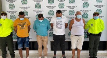 Los detenidos responderán por concierto para delinquir y porte ilegal de armas.