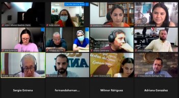 Durante la actividad virtual, desarrollada el pasado jueves, se hicieron dinámicas a través de la metodología Decido Ser. 