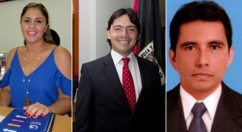 María Jimena Durán, Wilmar Cepeda Basto y Luis Manuel Quintero, los ternados / Foto: Cortesía