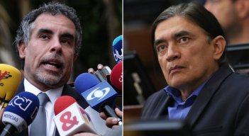 Armando Benedetti y Gustavo Bolívar. / Foto: Colprensa